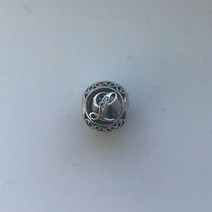 Vintage “L” letter pandora charm